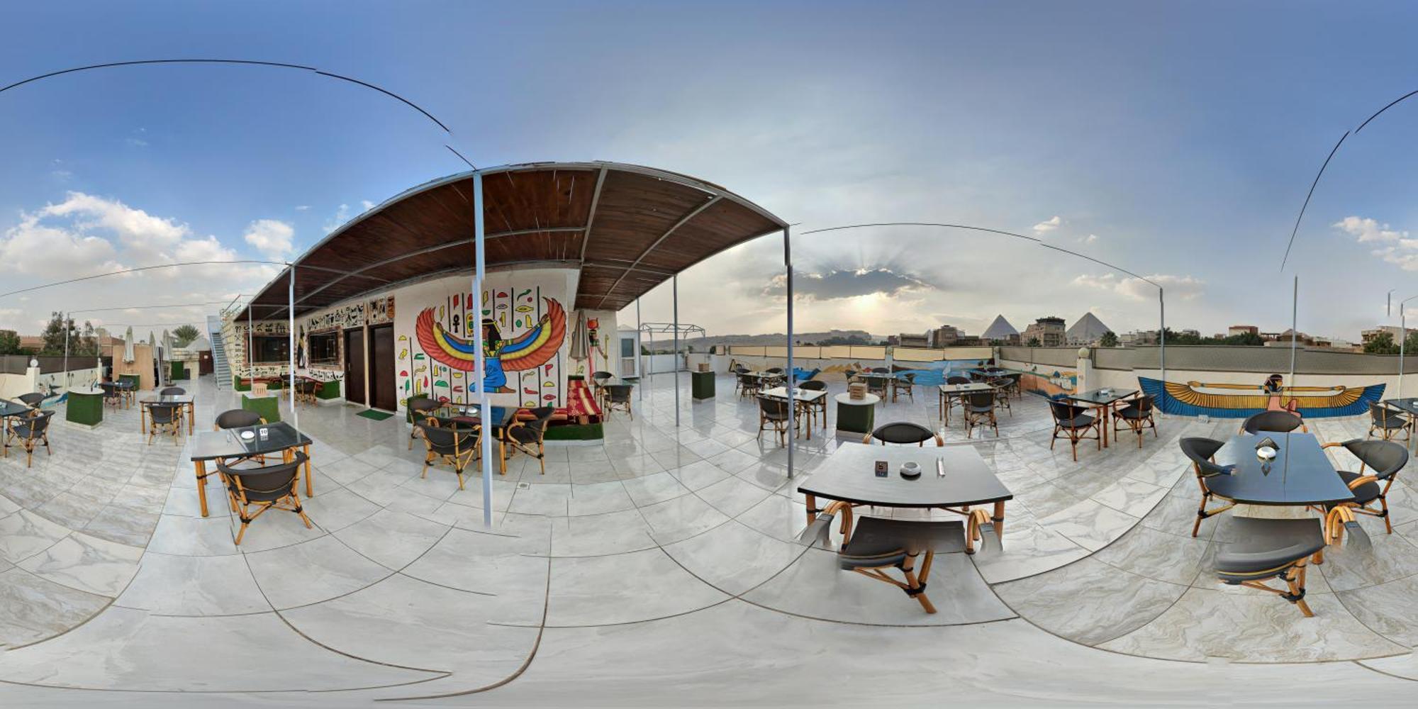 Nefertiti Pyramids View Hotel Kairó Kültér fotó